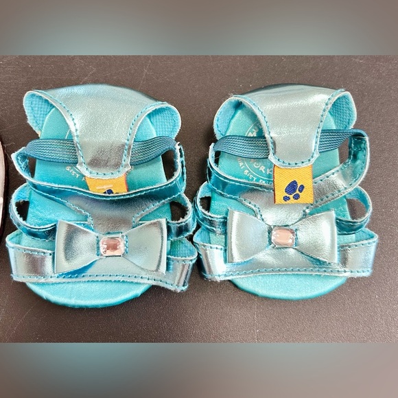 New Build a bear lot of 6 pairs of shoes/sketchers sneakers/sandals toys - Picture 7 of 9